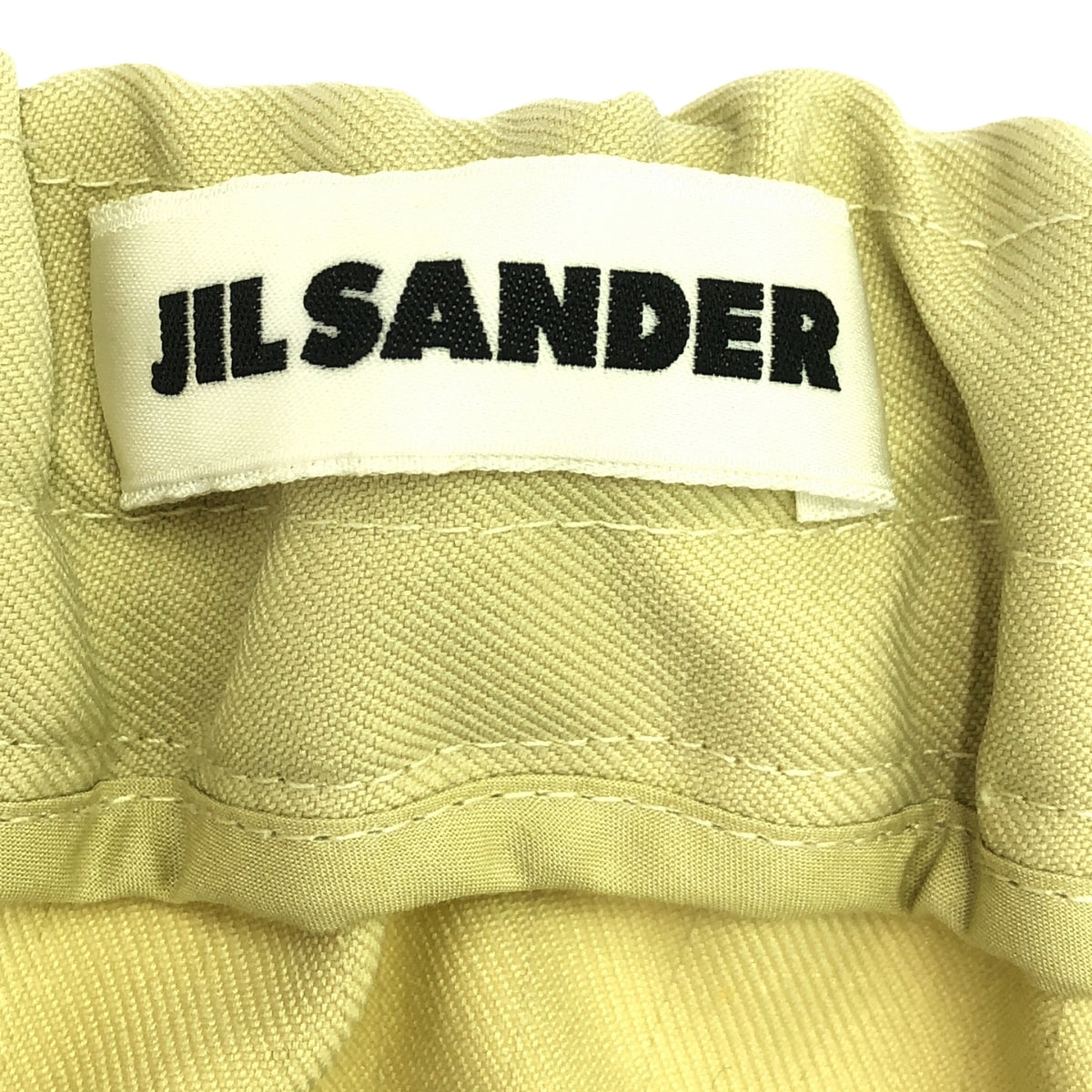 [Good Condition] JIL SANDER | 2023AW | Wool Gabardine Relaxed Tapered Pants | 44 | Beige | Men's