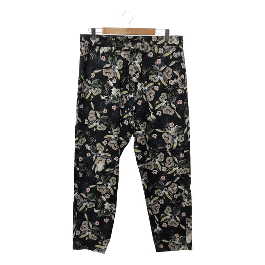 SISE | Nylon cotton flower print all-over pants | 1 | Men's