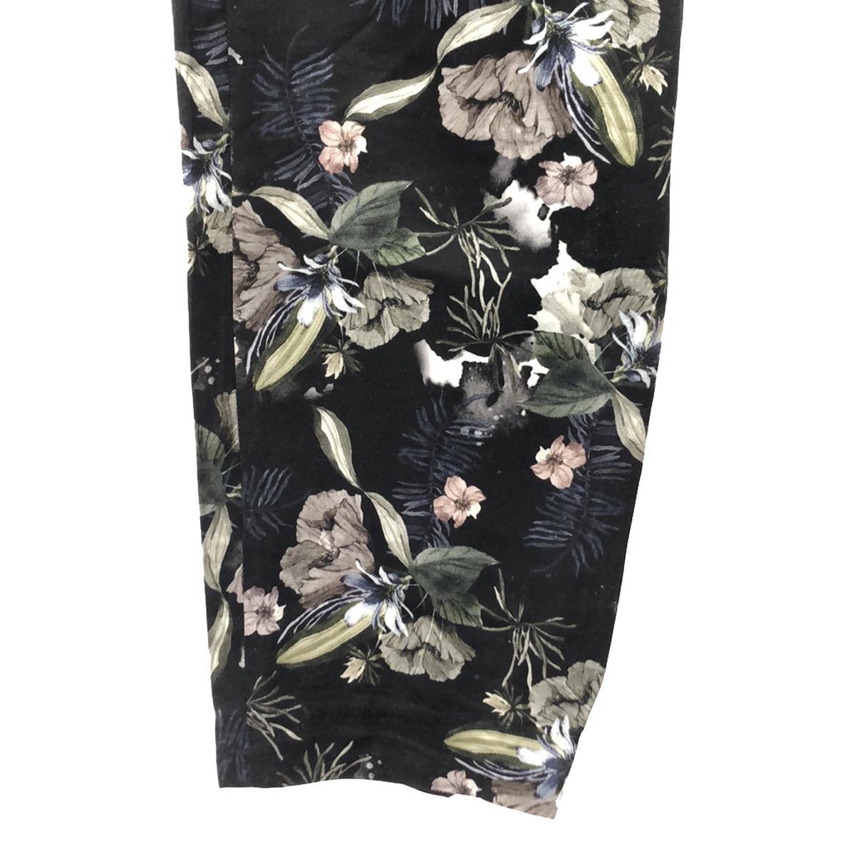 SISE | Nylon cotton flower print all-over pants | 1 | Men's