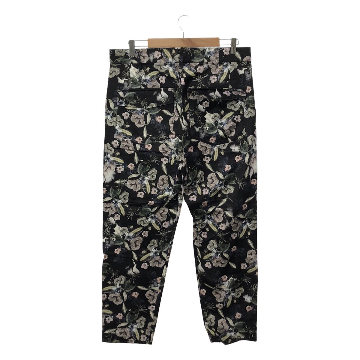 SISE | Nylon cotton flower print all-over pants | 1 | Men's