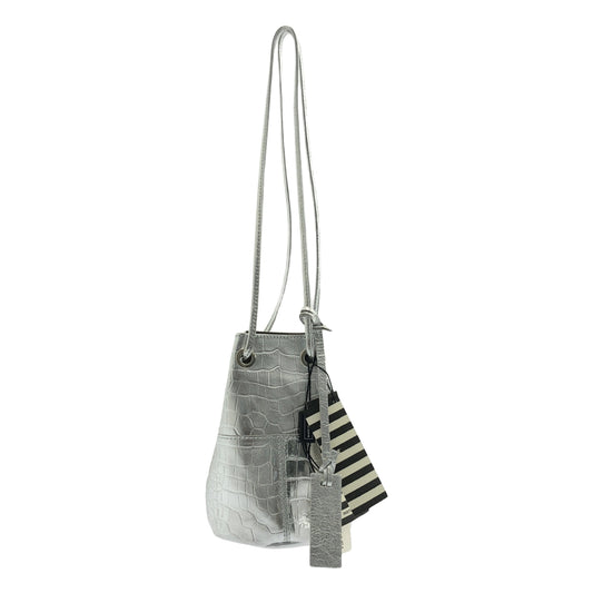 MARCO MASI | Crocodile embossed leather drawstring bag |