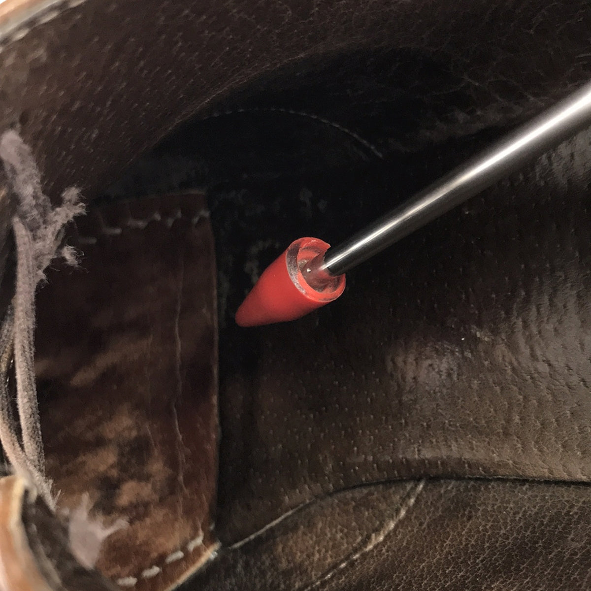 mina perhonen / ミナペルホネン | レースアップ プレーントゥ レザー シューズ | 23.5 | ブラウン | レディース