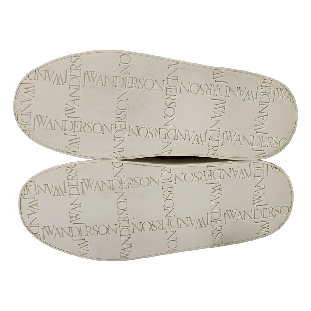 【新品】  JW Anderson / ジェイダブルアンダーソン | 2024SS | LEATHER SLIP ON SNEAKERS レザー スリッポン 厚底 スニーカー | 38 | ピンク | レディース