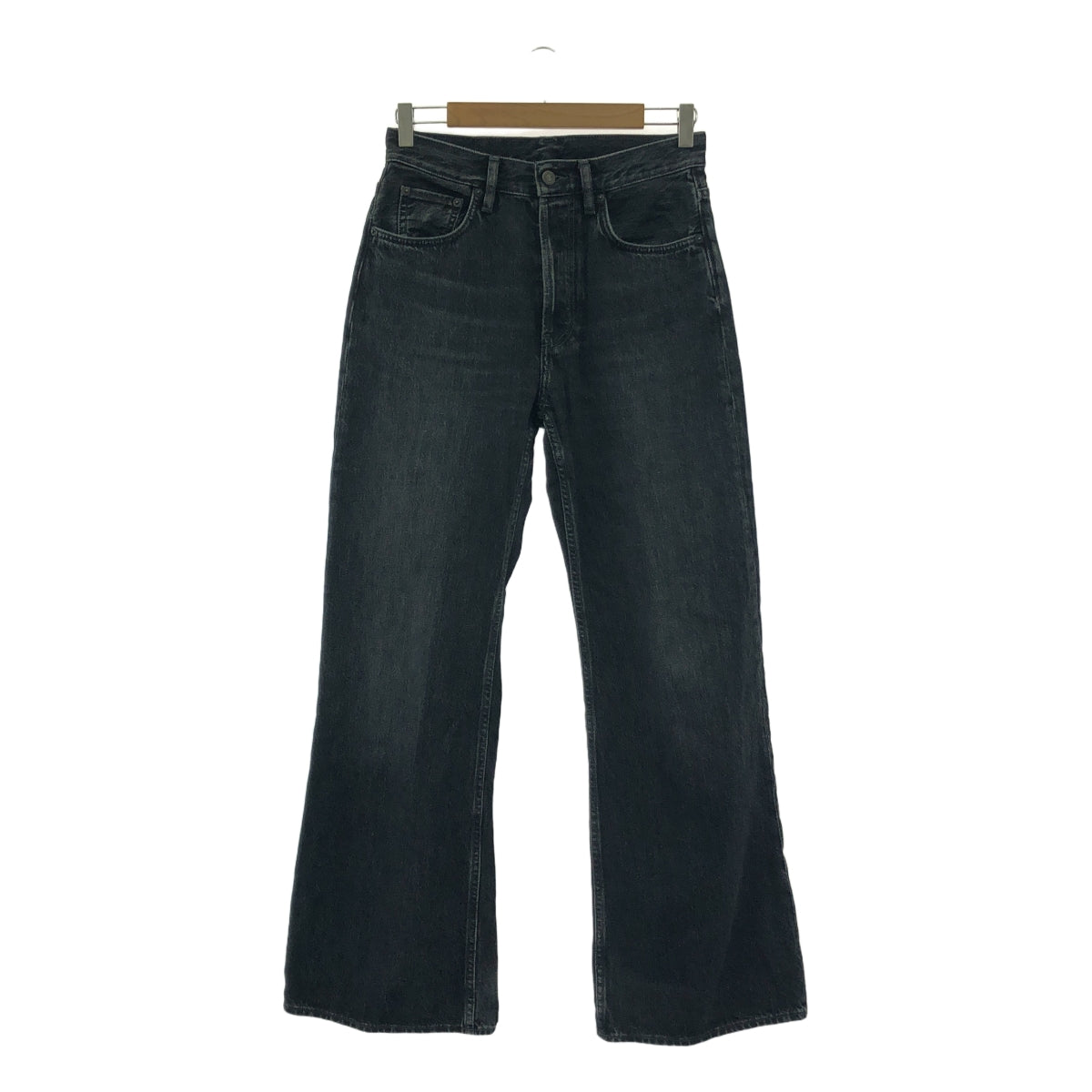 Acne Studios / 여드름 스튜디오 | 루즈 와이드 데님 팬츠 | 26 | 블랙 | 여성