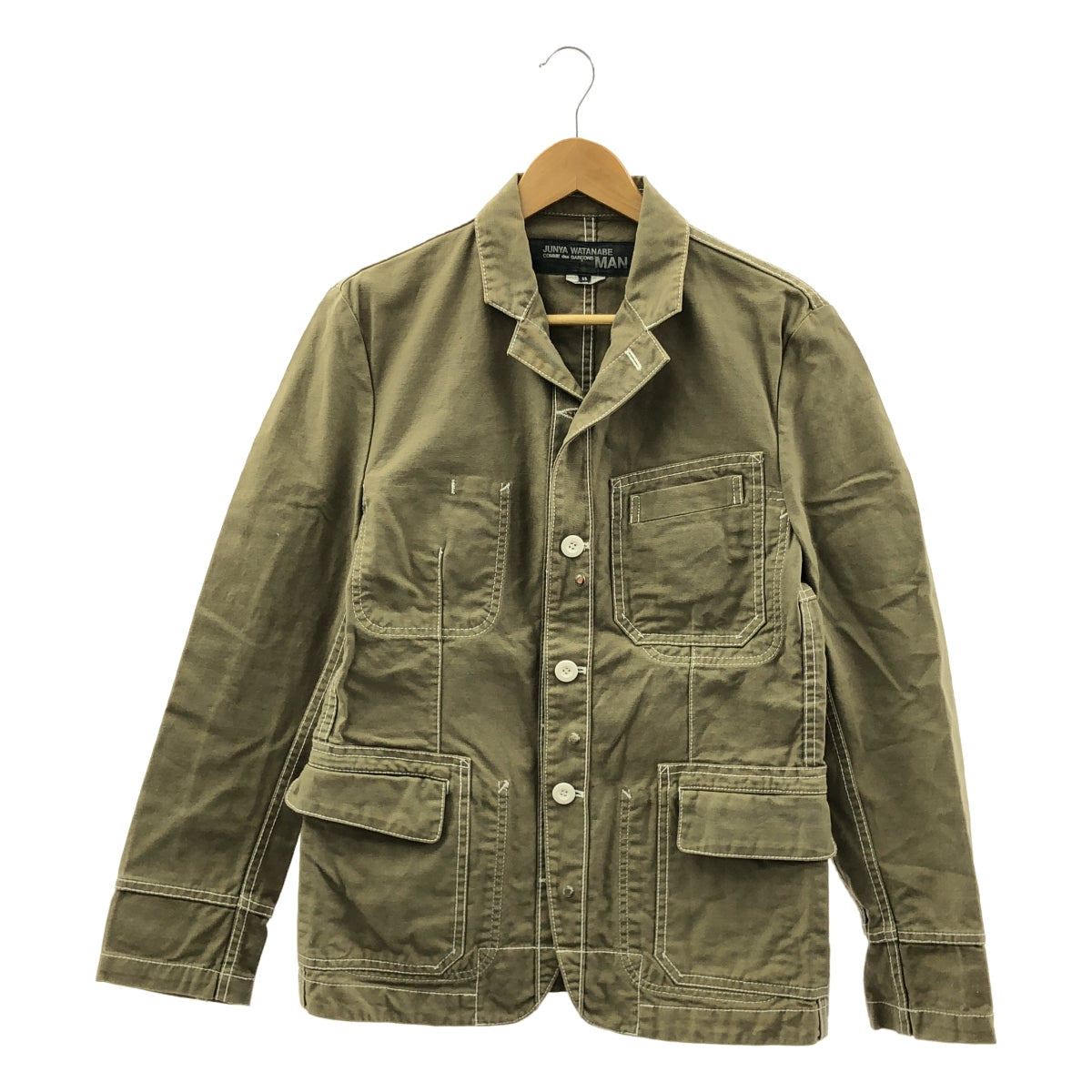 JUNYA WATANABE COMME des GARCONS MAN / 준야와타나베 콤 데 걸슨맨 | 2006SS | × POINTER 포인터 콜라보 제품 염색 리버시블 커버 올 재킷 | XS | 남성