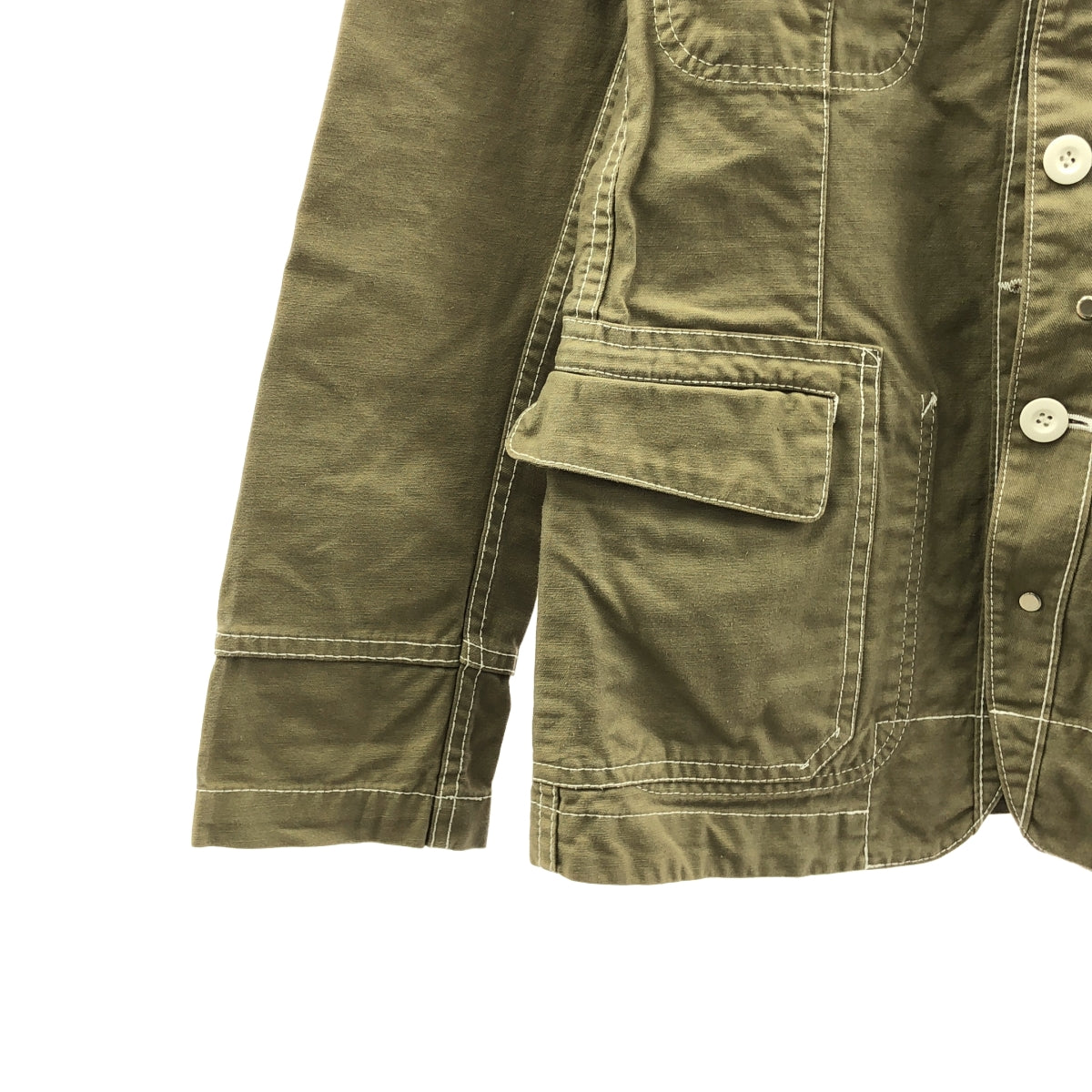 JUNYA WATANABE COMME des GARCONS MAN / 준야와타나베 콤 데 걸슨맨 | 2006SS | × POINTER 포인터 콜라보 제품 염색 리버시블 커버 올 재킷 | XS | 카키 |