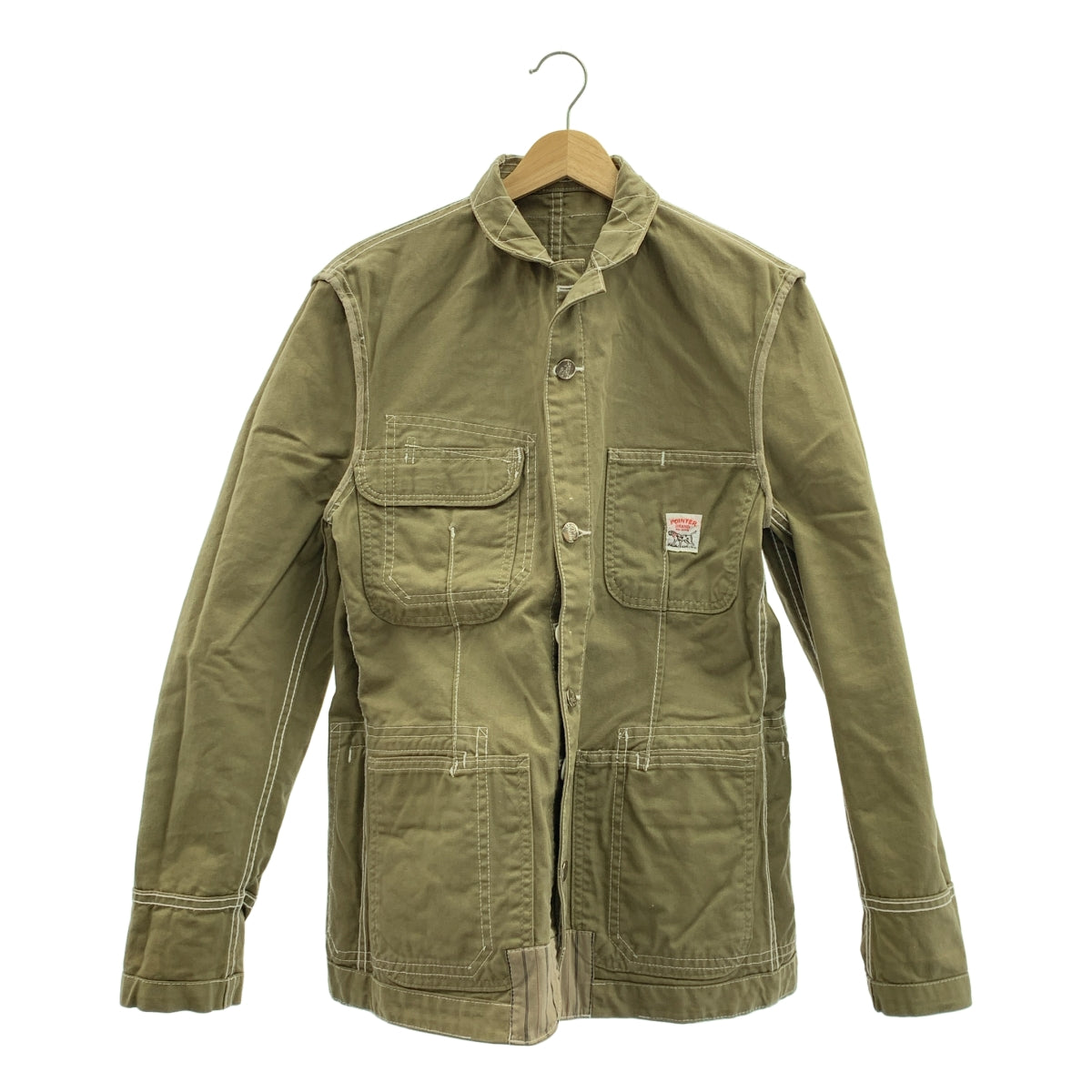 JUNYA WATANABE COMME des GARCONS MAN / 준야와타나베 콤 데 걸슨맨 | 2006SS | × POINTER 포인터 콜라보 제품 염색 리버시블 커버 올 재킷 | XS | 카키 |