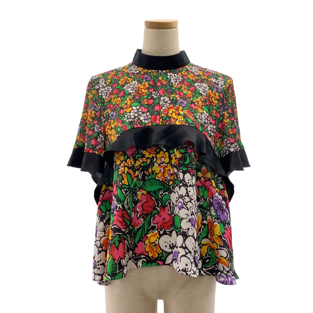 sacai / 사카이 | Floral Print Pullover 꽃 인쇄 풀오버 셔츠 | 1 | 여성
