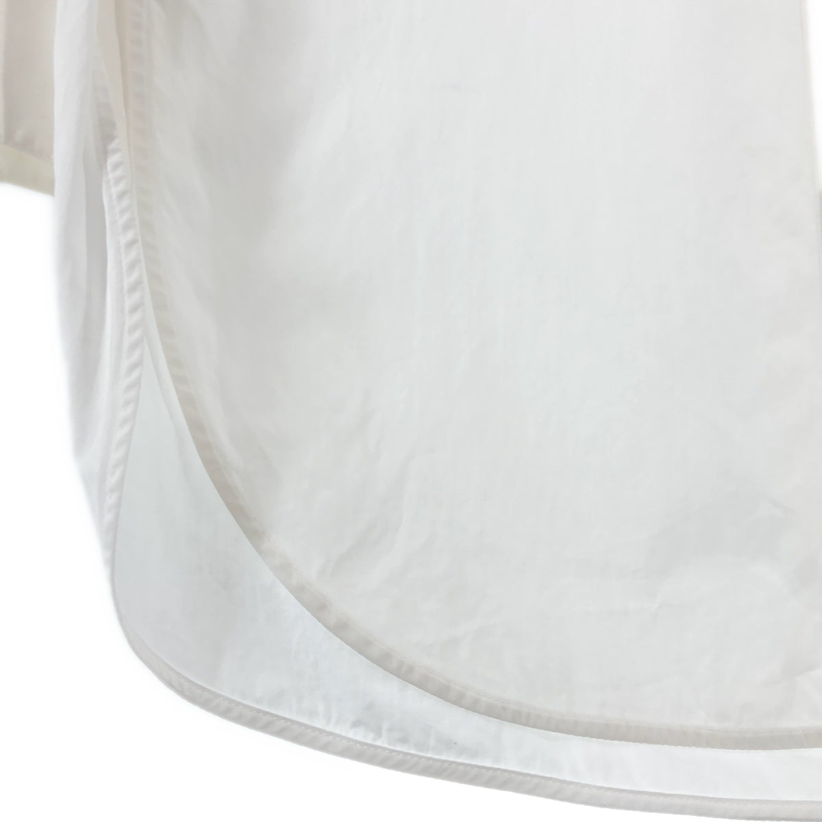 CELINE / セリーヌ | フィービー期 ノーカラー タキシードシャツ | 34 | レディース