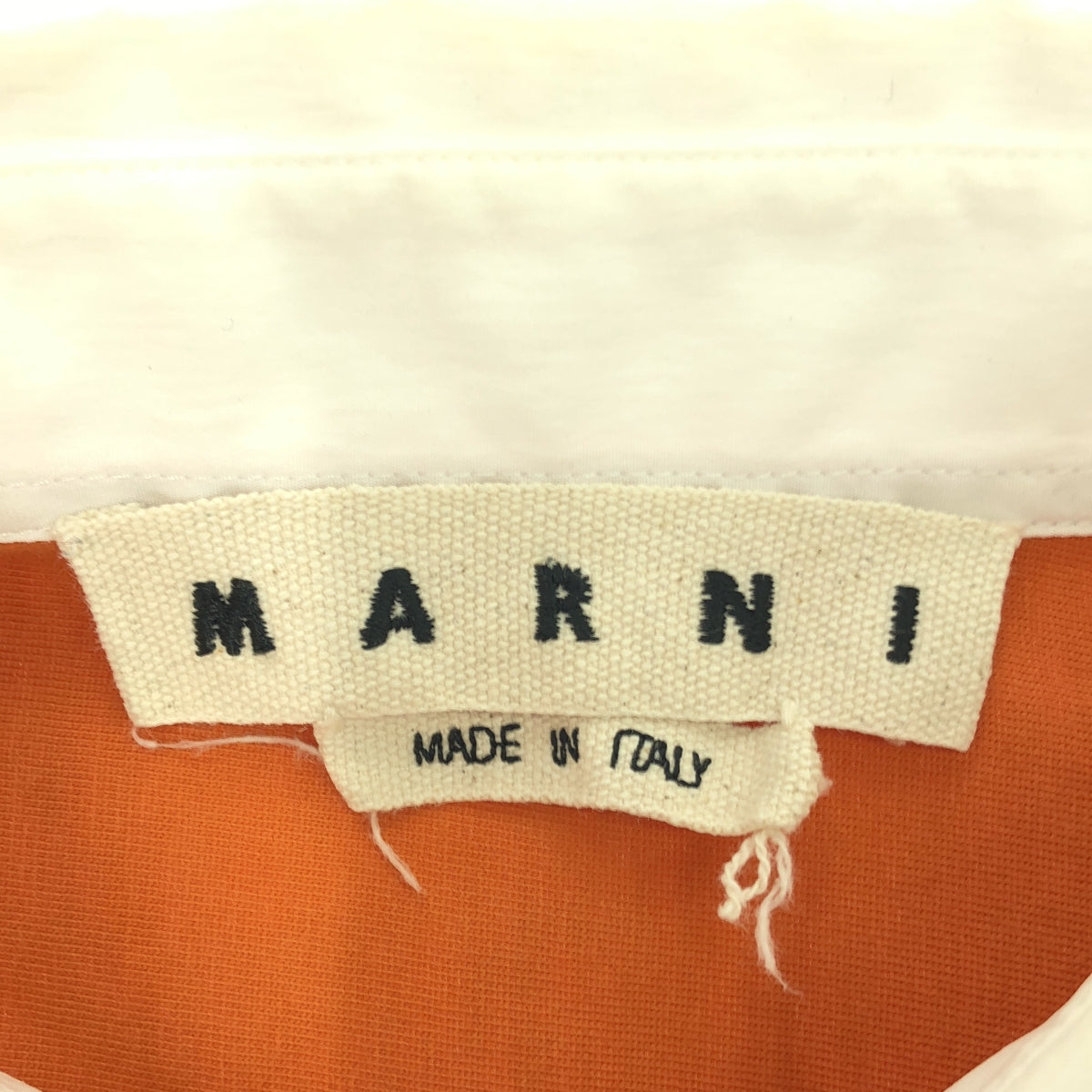 MARNI / マルニ | コットン バイカラー シャツ | 48 | メンズ