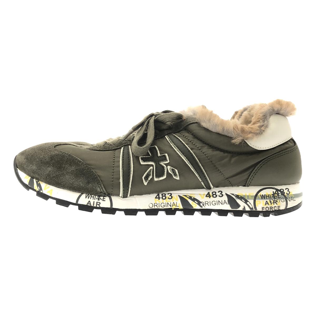 PREMIATA / プレミアータ | LUCY / ルーシー ファー切替 レザー ナイロン スニーカー | 42 | メンズ – KLD