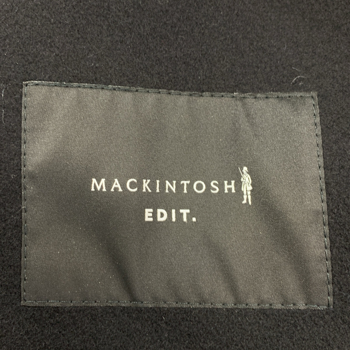 MACKINTOSH / 매킨토시 | EDIT. / 에디트 DSMG별주 울 퀼팅 전환 스텐칼라 코트 | M |