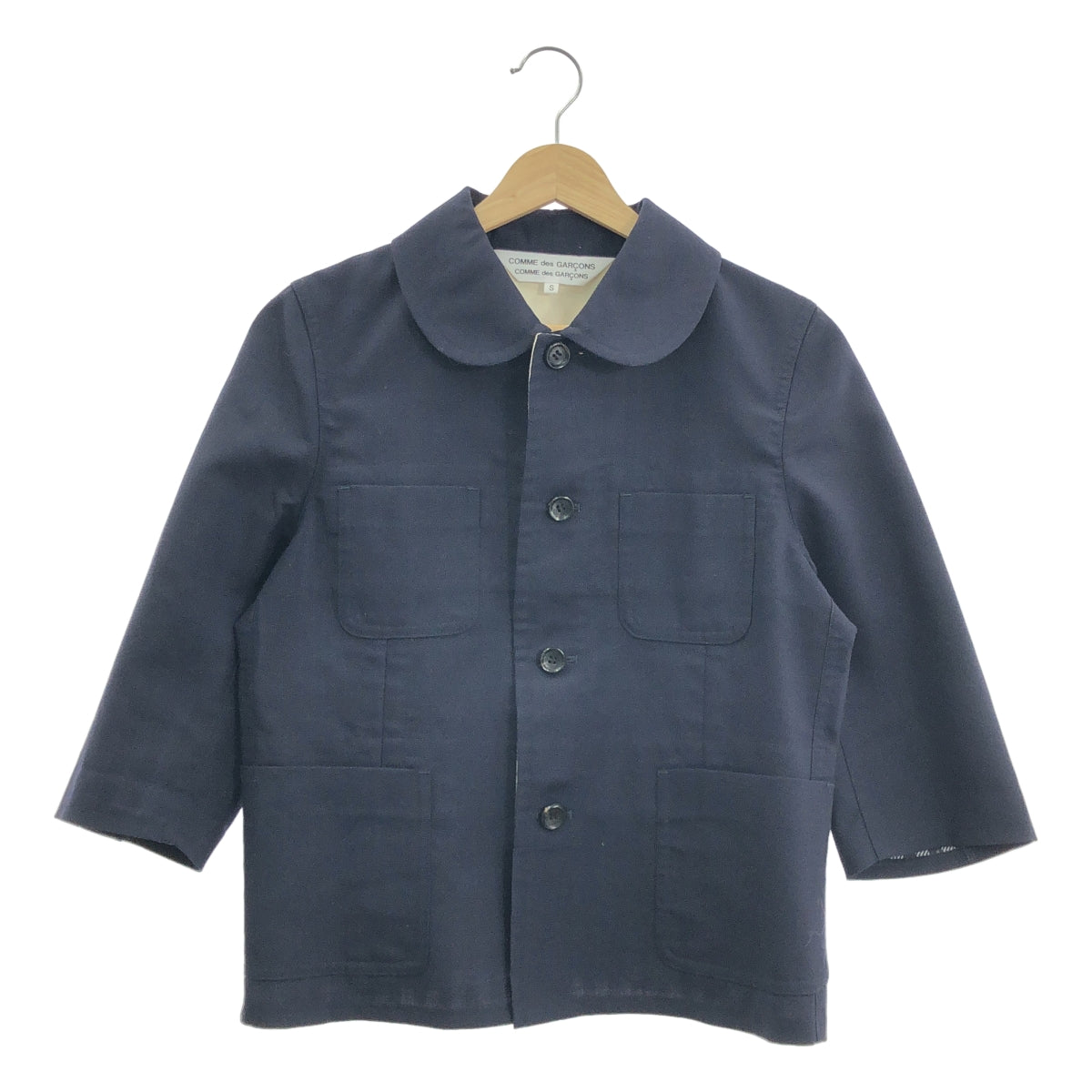 COMME des GARCONS | 2009SS | 圓領羊毛混紡連身外套 | 尺寸 S |