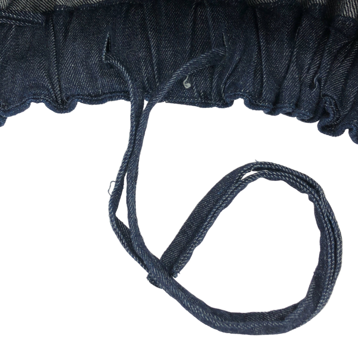 Atelier d'antan / アトリエダンタン | ドローストリング デニム ワイド イージーパンツ |