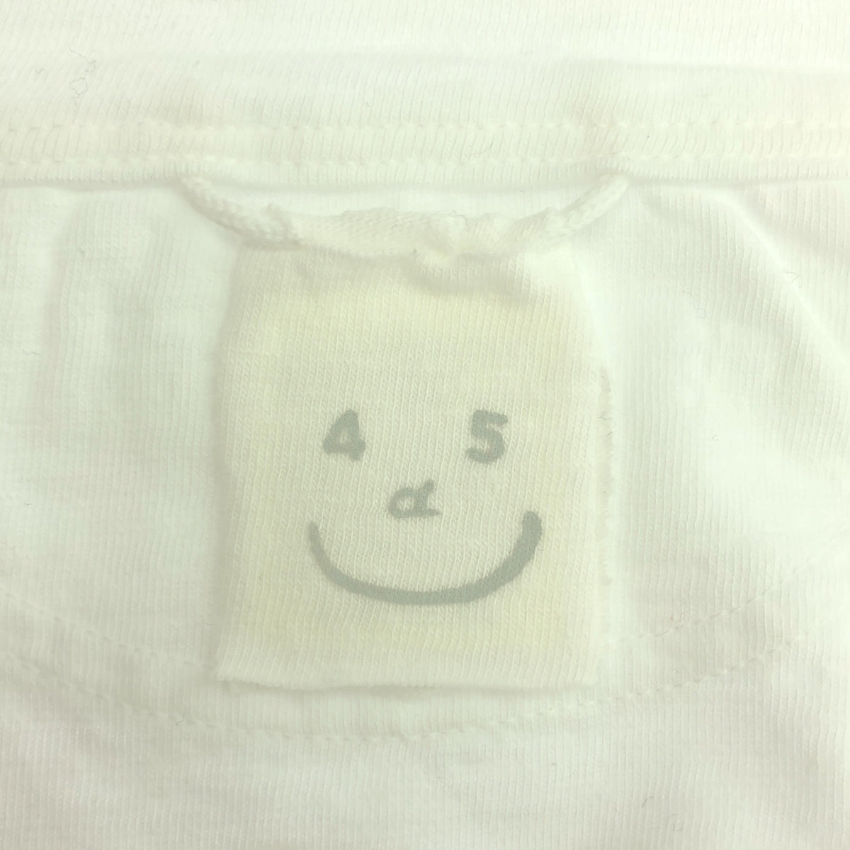 【美品】  45r / フォーティファイブアール | 天竺の90845星Tシャツ | 2 | ホワイト | レディース