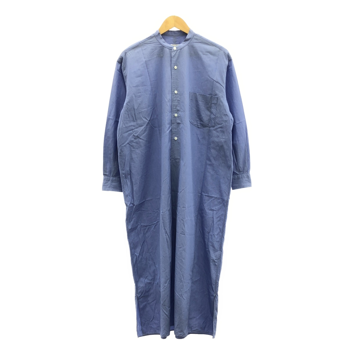 COMOLI | Cotton band collar shirt dress | 0 | Women's