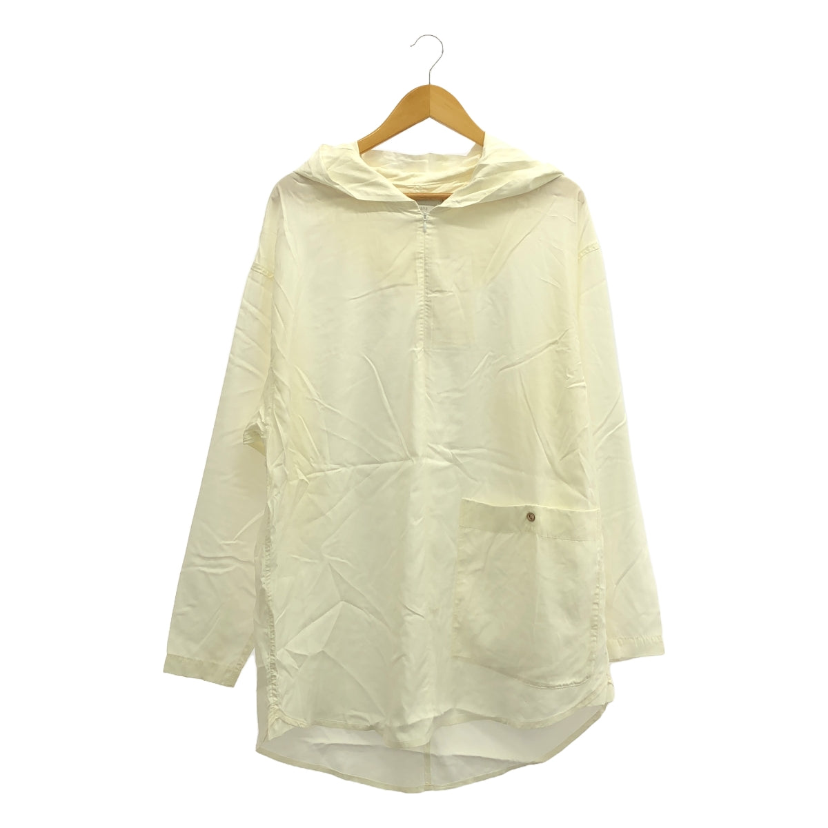 【新品】  prasthana / プラスターナ | hooded long sleeper | S | ホワイト | メンズ