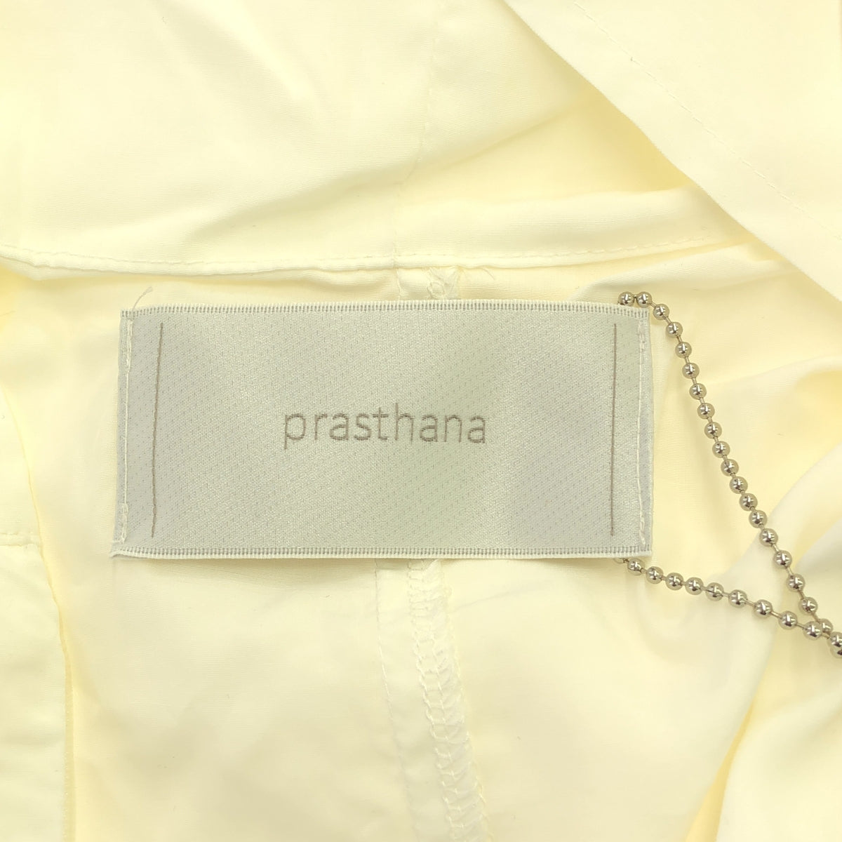 【新品】  prasthana / プラスターナ | hooded long sleeper | S | ホワイト | メンズ