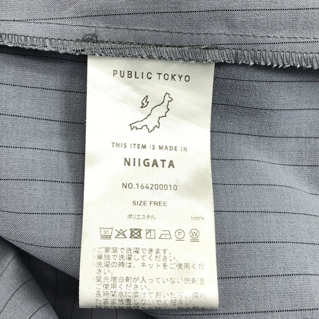 PUBLIC TOKYO / パブリックトウキョウ | クラス バンドカラーシャツ | F | レディース