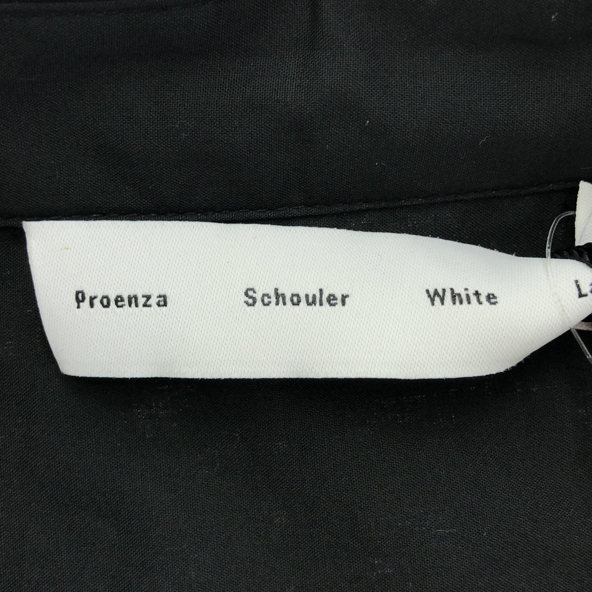 【美品】  Proenza Schouler / プロエンザスクーラー | White Label / Balston Dress / パッチ ドレス ワンピース | 0 | black | レディース