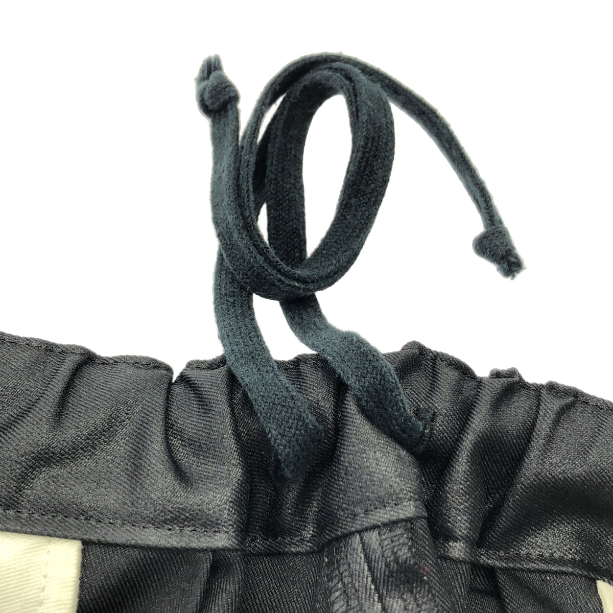 COMME des GARÇONS | 2022 秋冬系列 | 聚酯抽繩束口寬褲 | XS 碼 | 女款