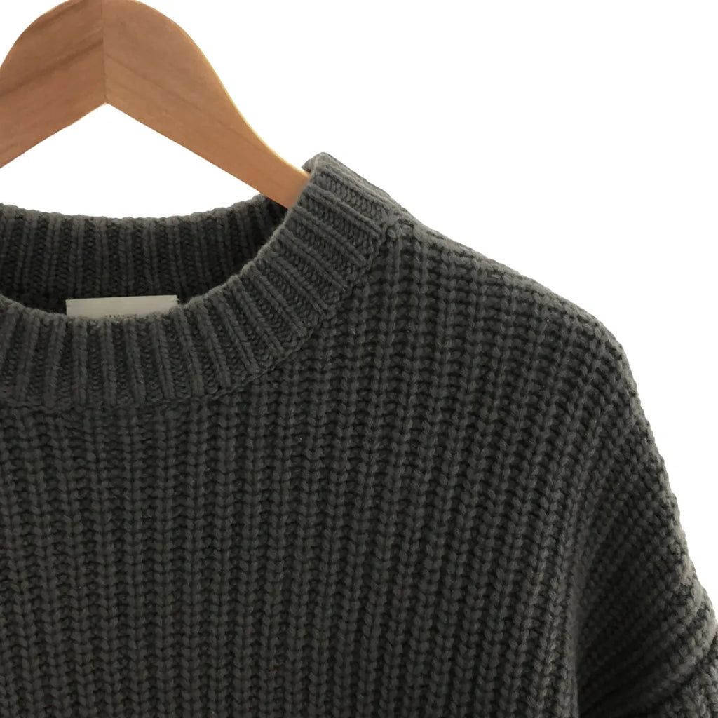 海克 |羅紋圓領短針織衫 | 1 |灰色 |女性的