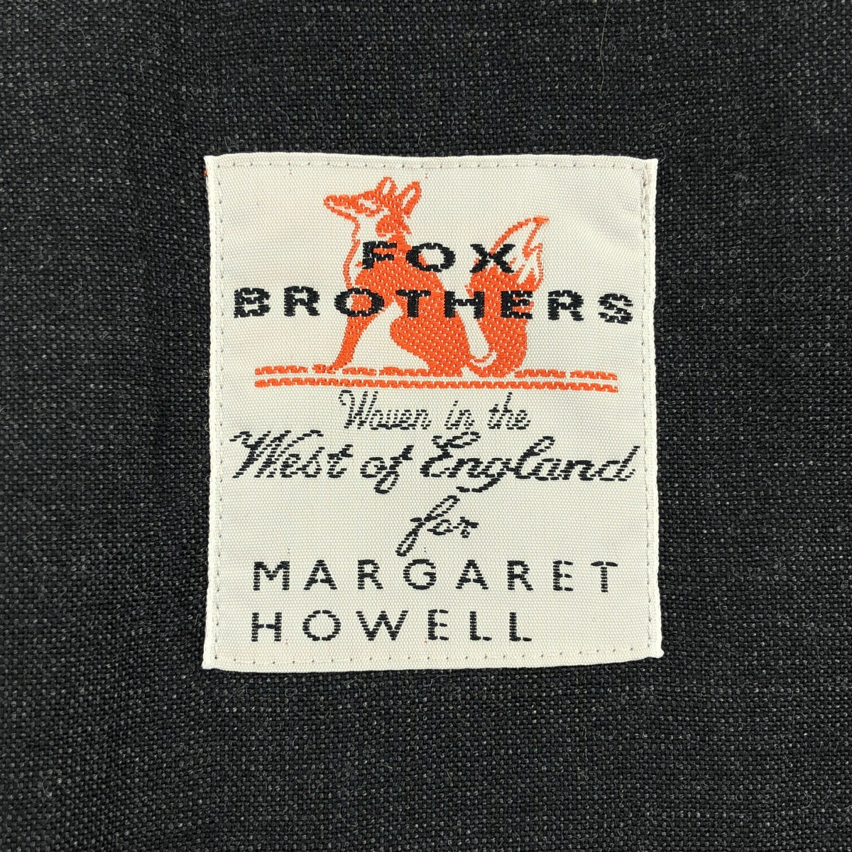 MARGARET HOWELL / 마가렛 하웰 | FOX BROTHERS / 폭스 브라더스 울 린넨 와이드 팬츠 | Ⅱ | 차콜 | 여성