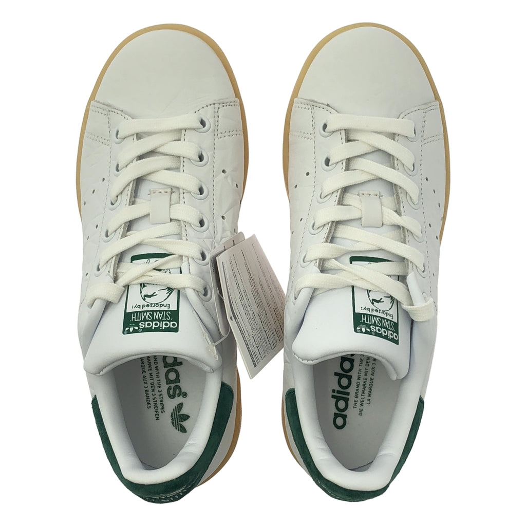 【美品】  adidas / アディダス | Originals STAN SMITH Crocodile Embossed ローカットスニーカー / S82253 | 22 | ホワイト/グリーン | レディース