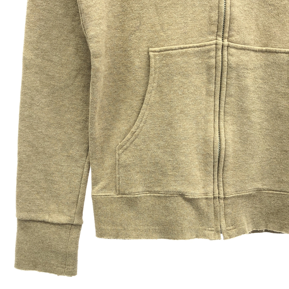 FLORENT | Cotton zip-up hoodie | Beige | Women's