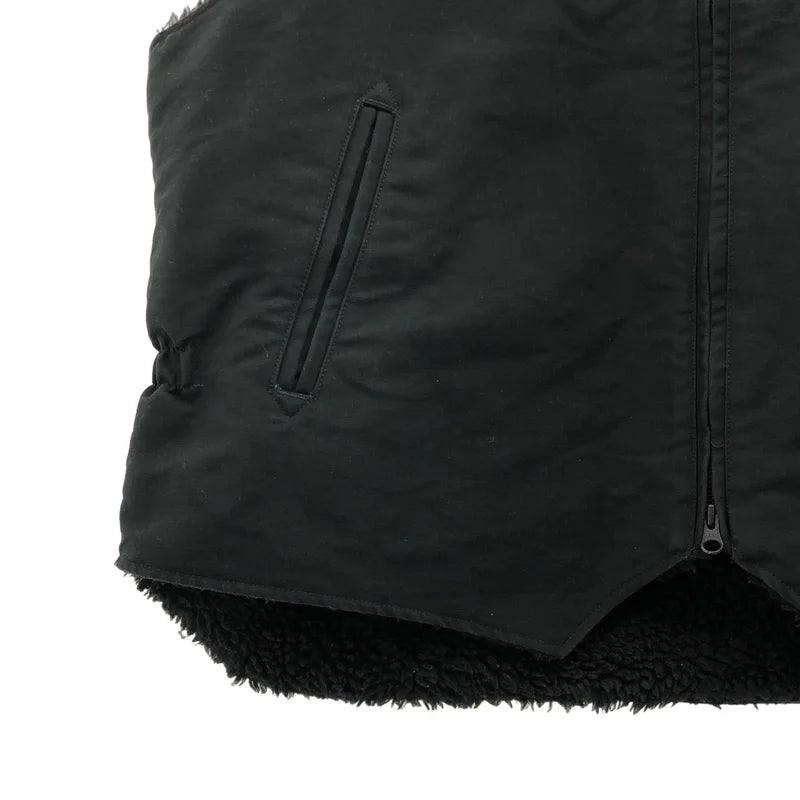Engineered Garments / エンジニアドガーメンツ | LL Vest Cotton Double Cloth ジップ ボアベスト | L | メンズ