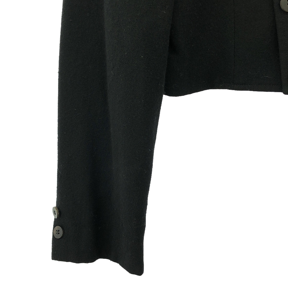 tricot COMME des GARCONS / トリココムデギャルソン | AD1988 | ウール ダブルボタン ショートジャケット | ブラック | レディース