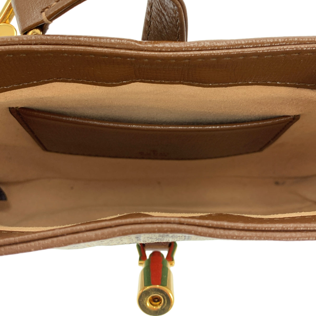 [狀況極佳] GUCCI | GG Supreme Jackie 1961 手提包配肩帶 | 米色/棕色 | 女款