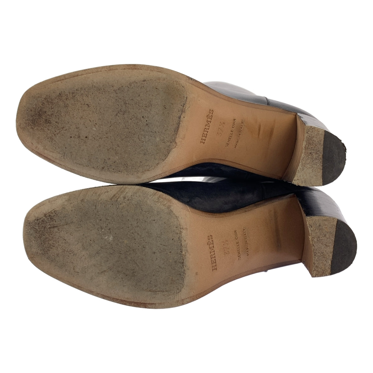 [狀況極佳] HERMES | DAPHNE | 皮長靴 | 尺寸 37 1/2 | 黑色 | 女款