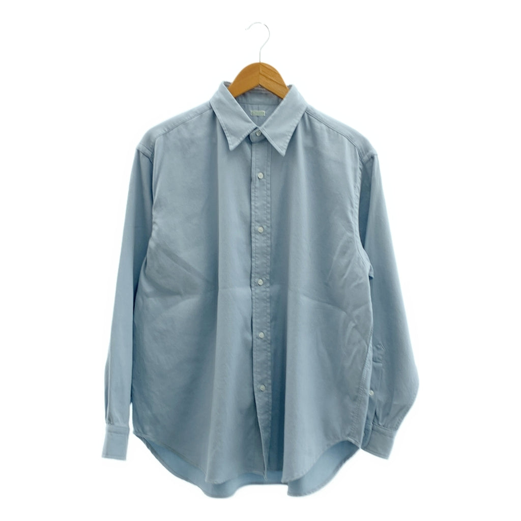 A.PRESSE / 아프레세 | 2025SS | Double Weave Twill Regular Collar Shirt / 레귤러 컬러 오버 셔츠 | 1 | 남성