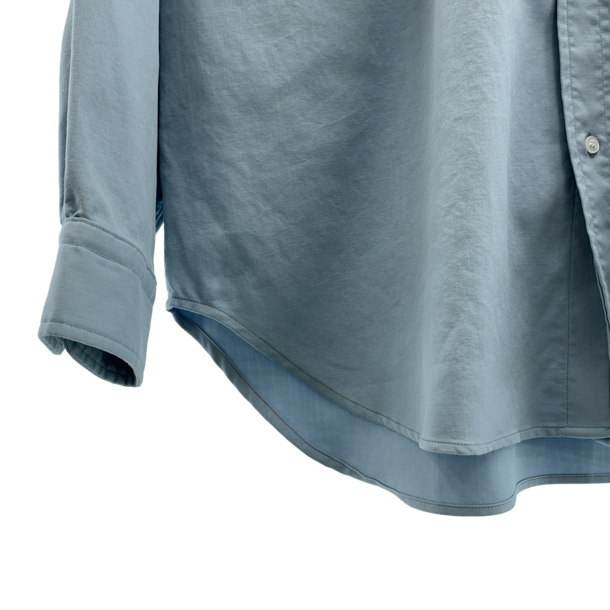 A.PRESSE / 아프레세 | 2025SS | Double Weave Twill Regular Collar Shirt / 레귤러 컬러 오버 셔츠 | 1 | 남성