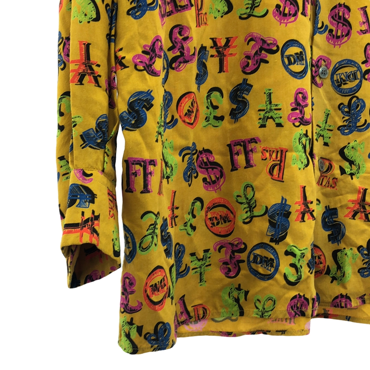 Jean Paul Gaultier / 장폴 고르티에 | 80s 빈티지 레이온 총 무늬 셔츠 | 48 | 멀티 컬러 | 남성