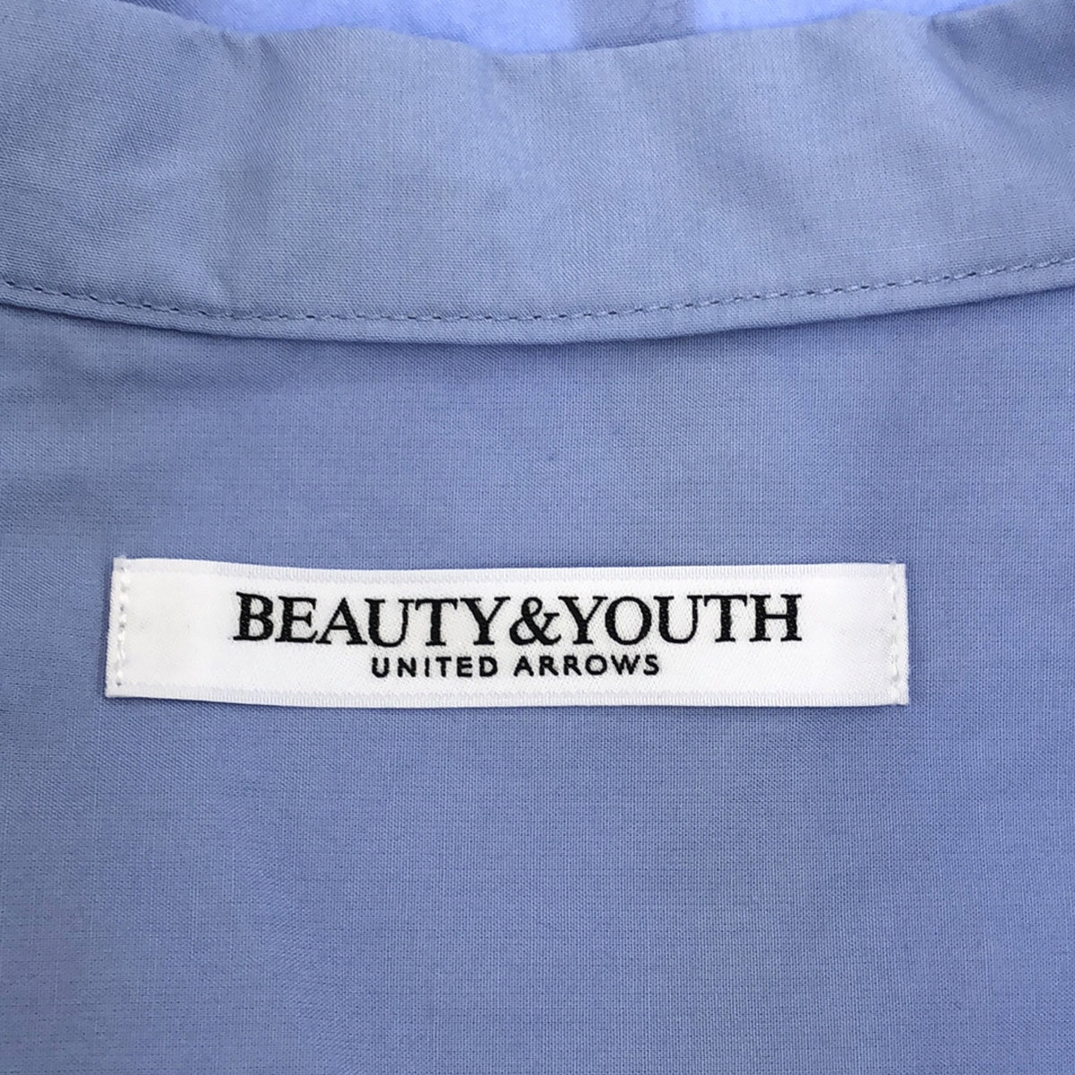 BEAUTY&YOUTH / ビューティーアンドユース | コットンタイプライター スキッパー チュニック -ウォッシャブル- | F | レディース