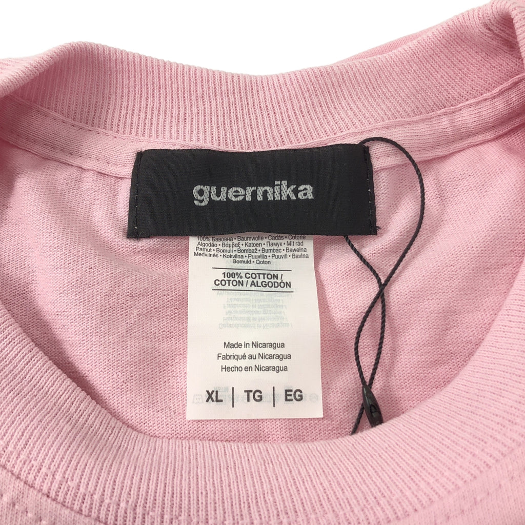guernika / 게르니카 | 로고 자수 백 프린트 롱 슬리브 티셔츠 유니섹스 | XL | 남성
