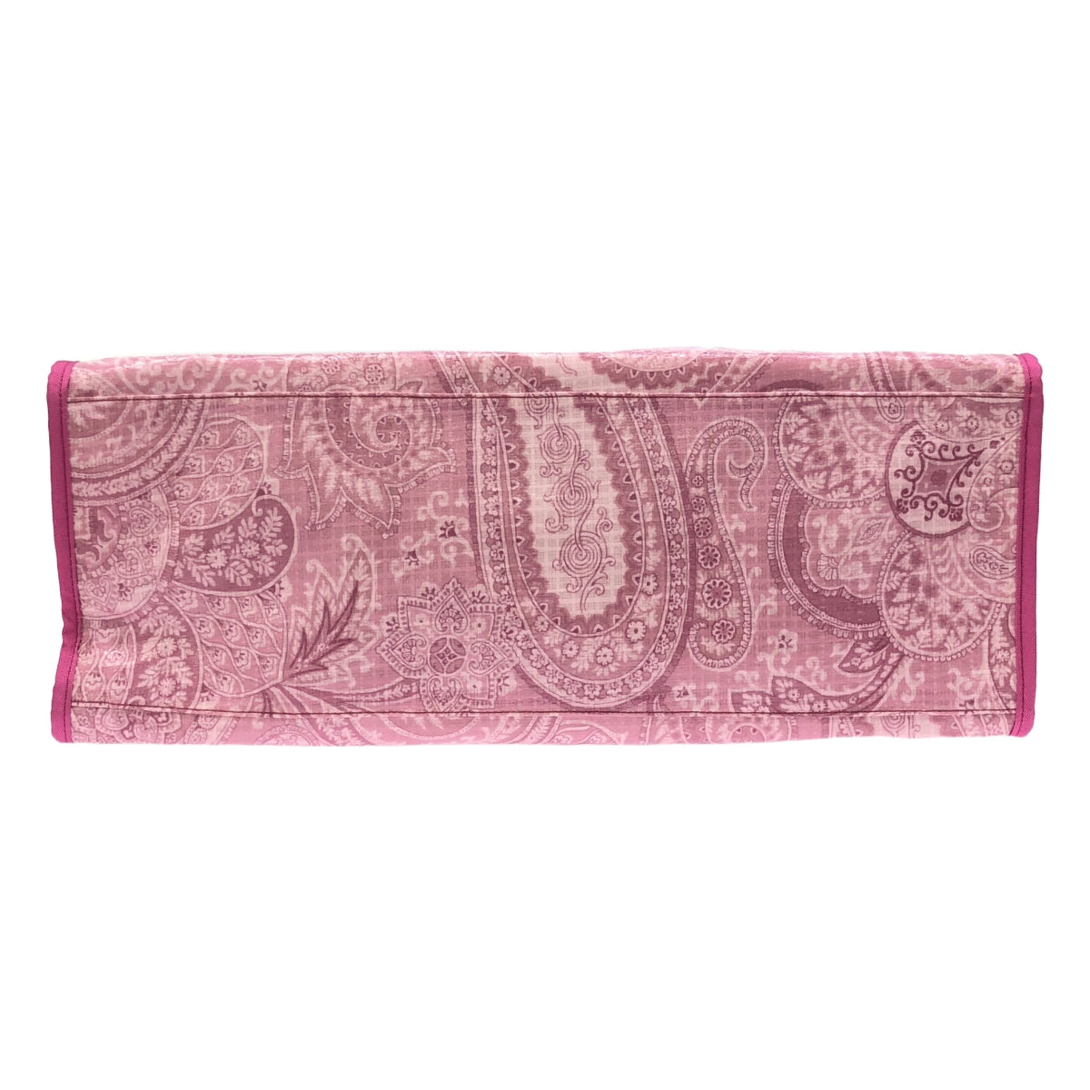 【美品】  ETRO / エトロ | 2022SS | PVC ペイズリー総柄 ショッピングバッグ ラージ トートバッグ | ピンク | レディース