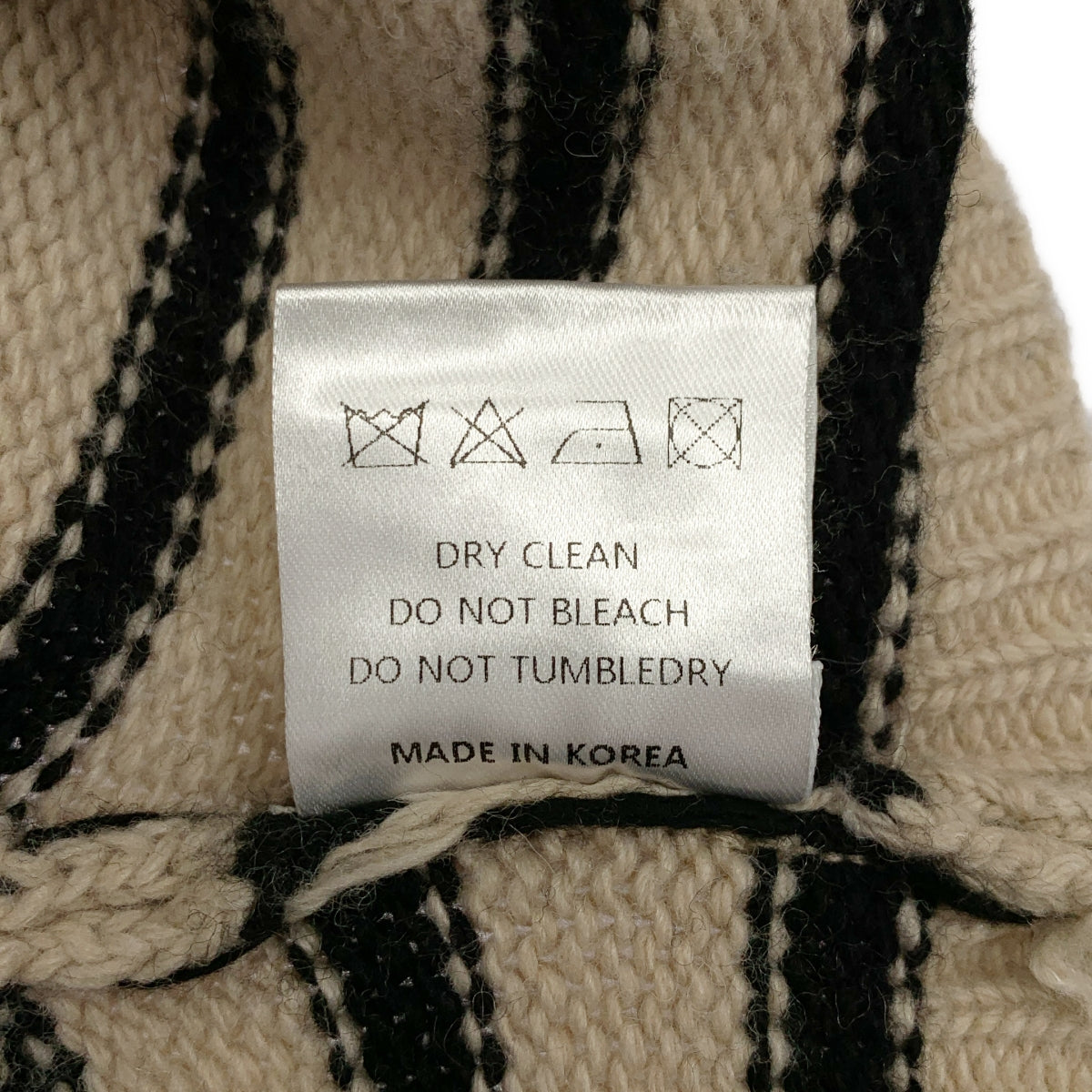 The Frankie Shop / フランキーショップ | ウール混 ボーダー タートルネック クロップドニット | M/L | レディース