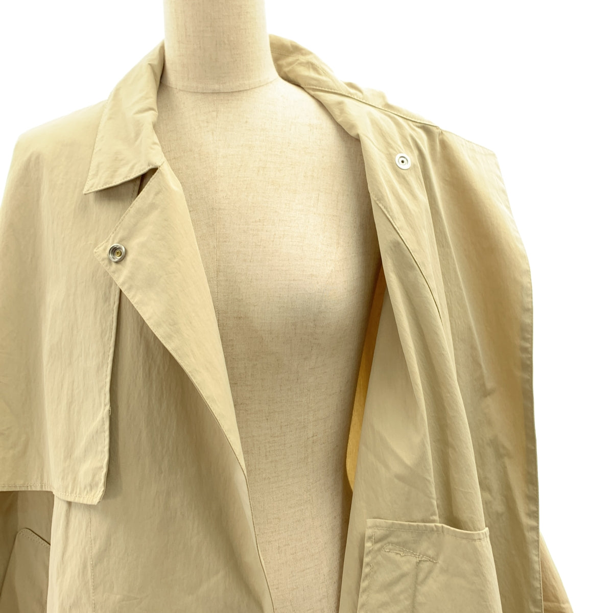 Plage / 플라주 | 2024SS | 코튼 나일론 텐트 코트 | 38 | 여성