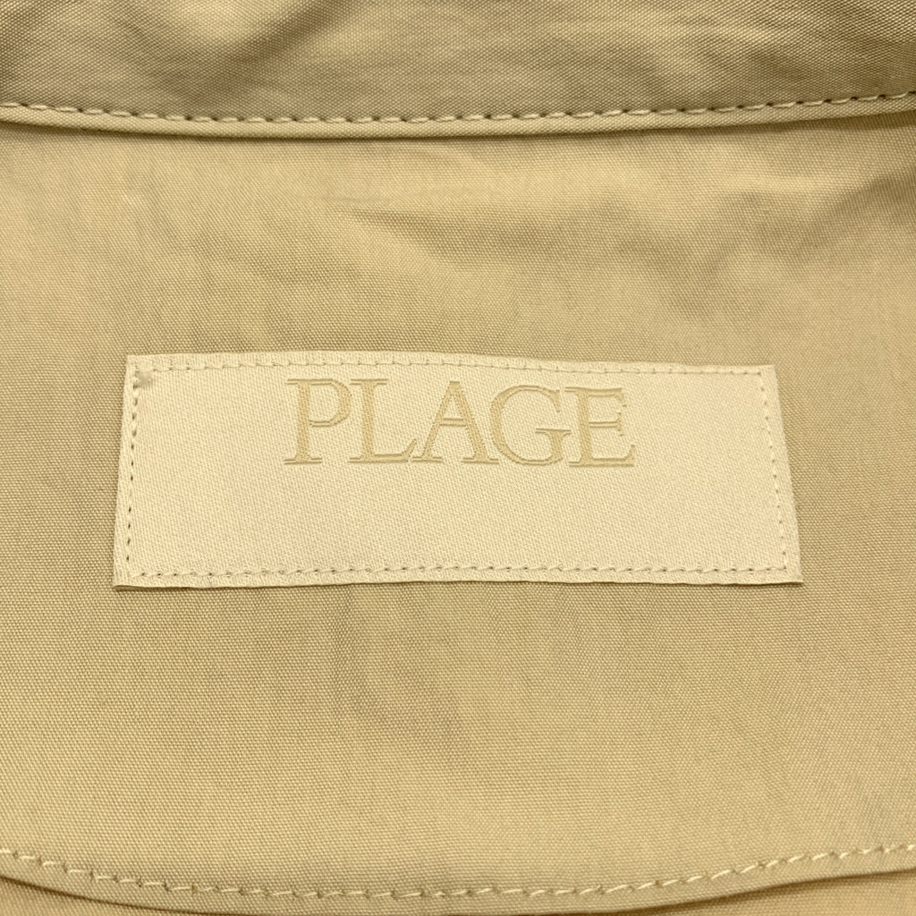 Plage / 플라주 | 2024SS | 코튼 나일론 텐트 코트 | 38 | 여성