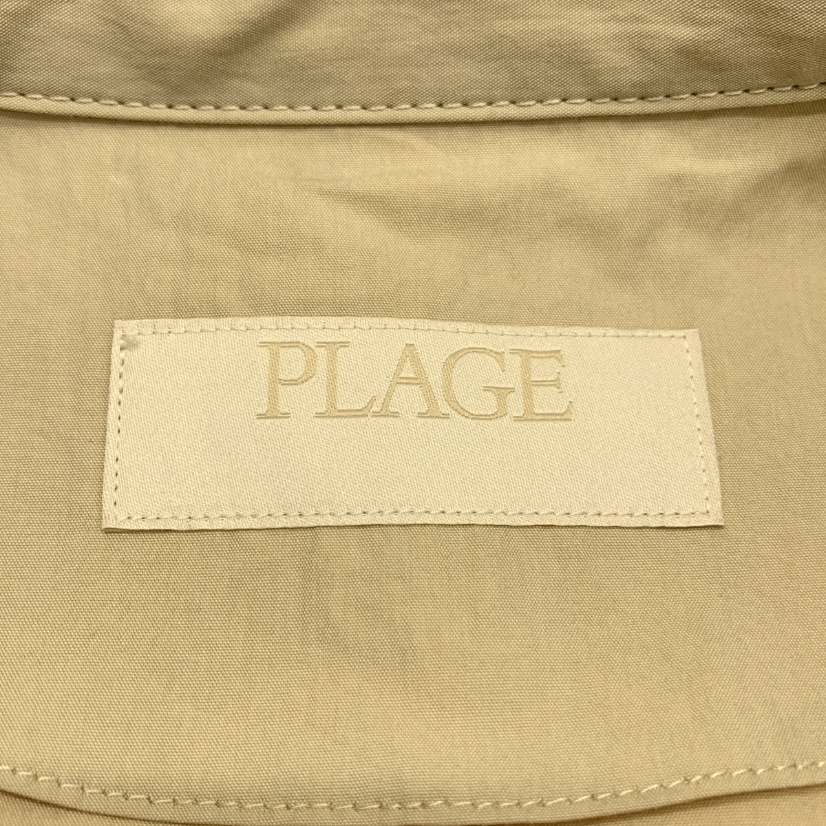 Plage / 플라주 | 2024SS | 코튼 나일론 텐트 코트 | 38 | 여성