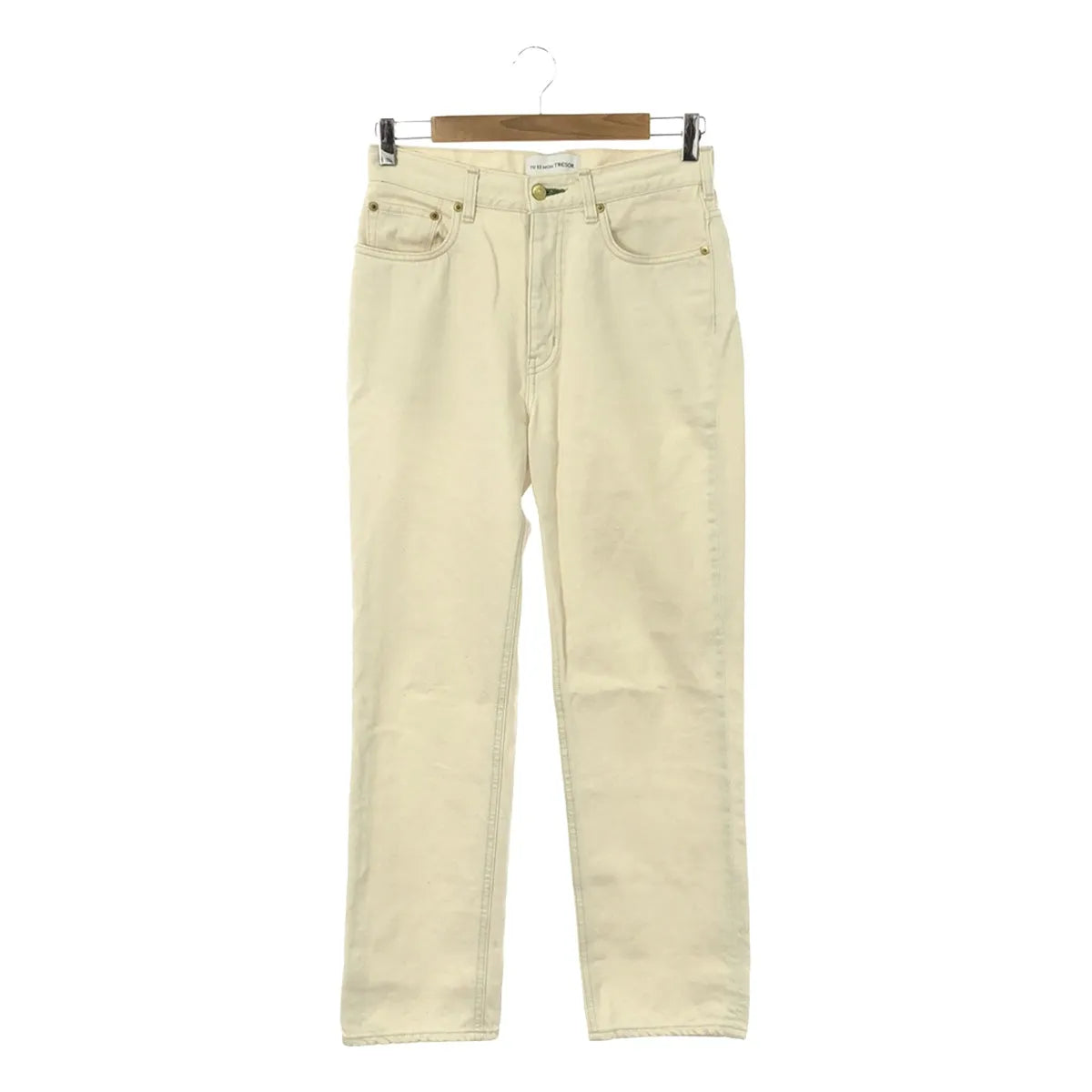 Tu es mon TRESOR |束帶包白色牛仔褲 | 26 |本色 |女性的