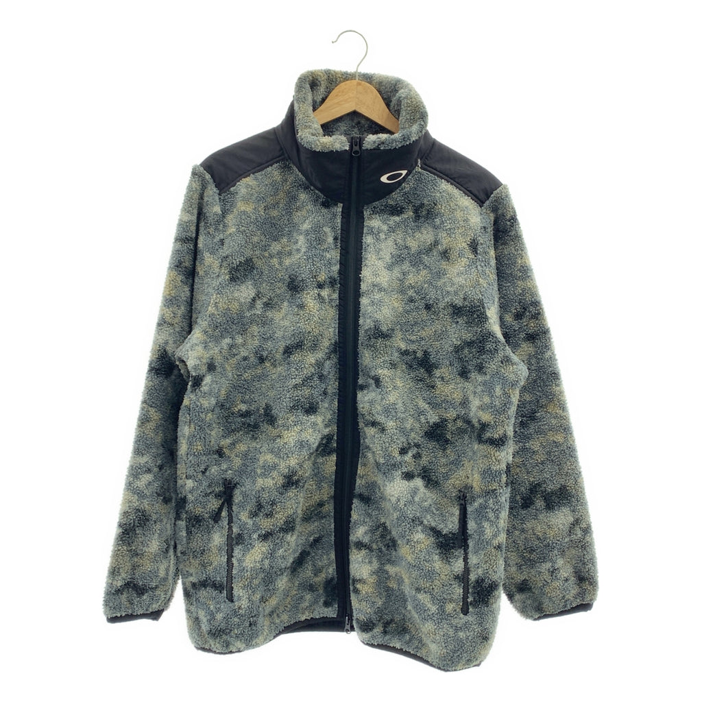 OAKLEY / 오클리 | ENHANCE FGL BOA JACKET 1.7 총 무늬 보어 양털 재킷 | M |