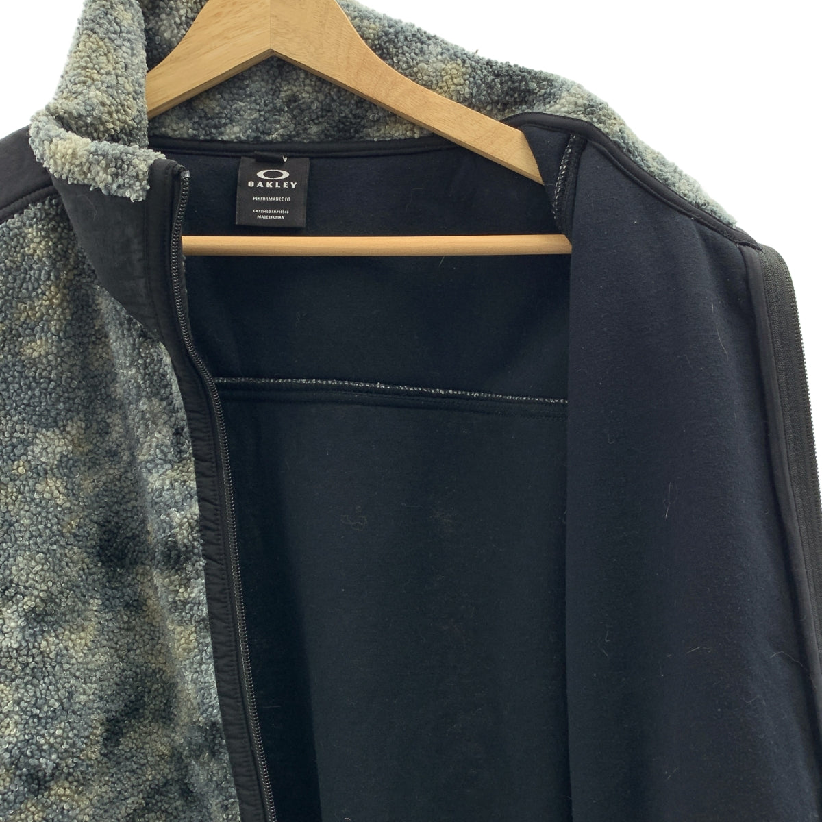 OAKLEY / 오클리 | ENHANCE FGL BOA JACKET 1.7 총 무늬 보어 양털 재킷 | M |