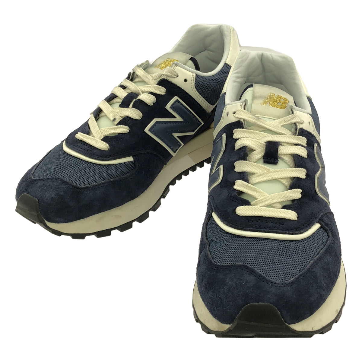 New Balance | U574LGBB Suede Sneakers | 27cm | Navy | Men's