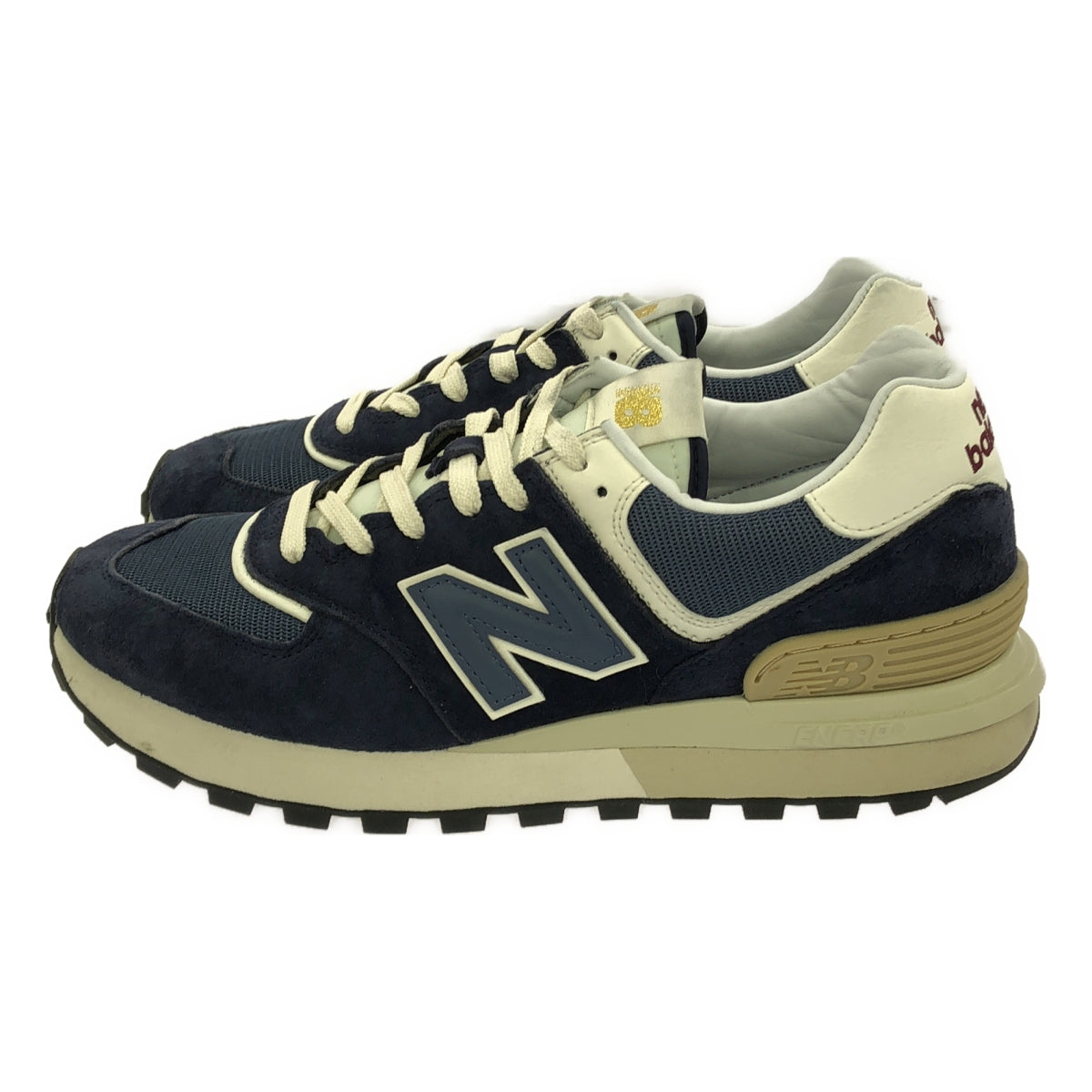 New Balance | U574LGBB Suede Sneakers | 27cm | Navy | Men's