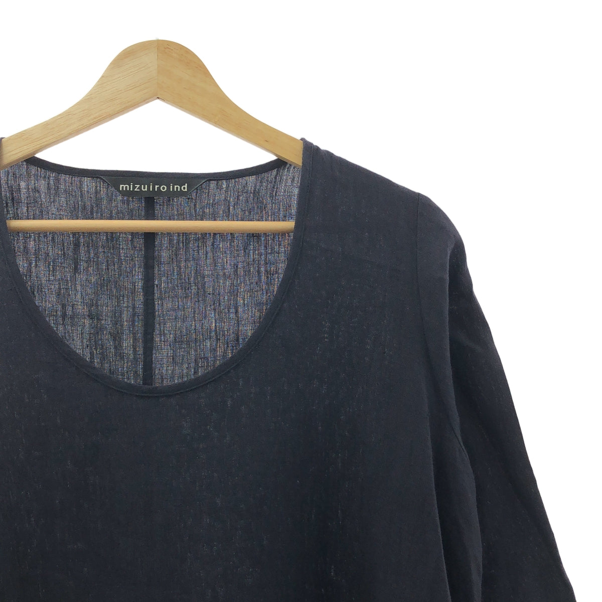 mizuiroind / Mizuiroind | 亞麻長裙 | F | 深海軍藍 | 女款