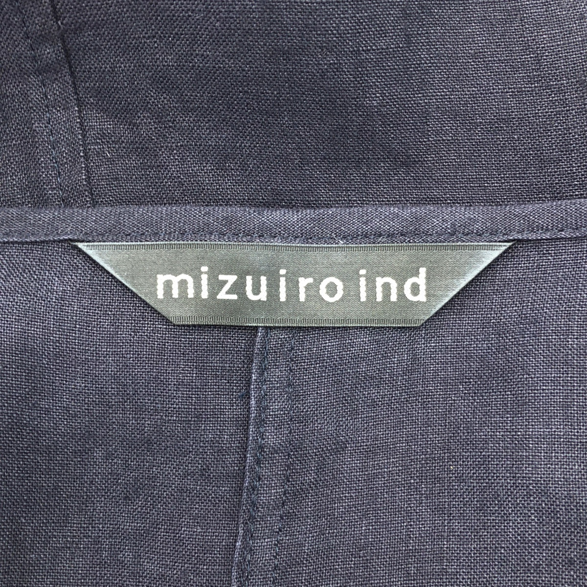 mizuiroind / ミズイロインド | リネン ロングワンピース | F | ダークネイビー | レディース